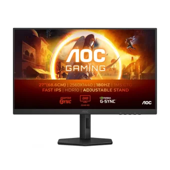 AOC 27" QHD Fast IPS 180Hz HDR 10-bit Gaming Monitor Black Q27G4XF
