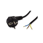 Roline Power Cable Schuko with Open End AC 230V Black 1.8m 19.08.1110 - Image 2