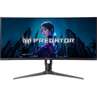 Acer Predator X34X5b 34" UWQHD OLED Curved Gaming Monitor Black UM.CXXEE.501