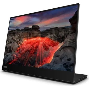 Lenovo ThinkVision M14t Gen 2 14" QHD IPS Portable Touch Monitor Black 63FDUAT6WL
