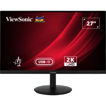ViewSonic 27" WQHD IPS Business Monitor Black VG2709-2K-MHDU-2