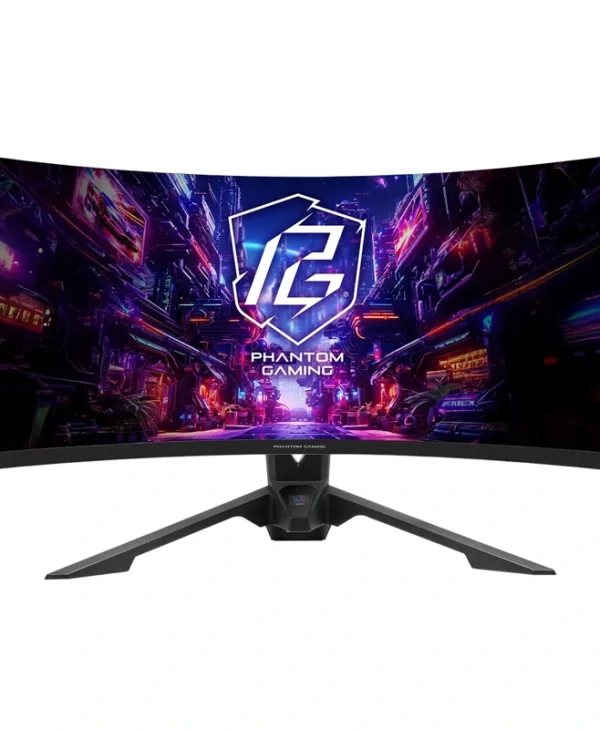 ASRock Phantom 34" UWQHD VA 180Hz Curved Gaming Monitor Black PG34QRT3A