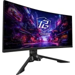 ASRock Phantom 34" UWQHD VA 180Hz Curved Gaming Monitor Black PG34QRT3A - Image 2