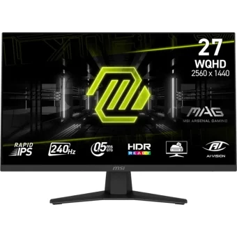 MSI MAG 274QFDE X24 27'' WQHD IPS 240Hz Gaming Monitor Black 9S6-3CE41H-018