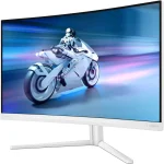 Philips Evnia Curved Gaming Monitor 5000 Series 27" WQHD IPS 180Hz White 27M2C5501/00 - Image 3
