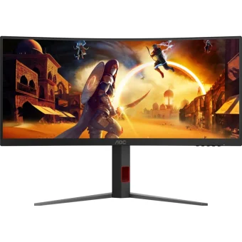 AOC 34" UWQHD VA 240Hz Curved Gaming Monitor Black CU34G4Z