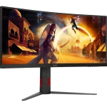 AOC 34" UWQHD VA 240Hz Curved Gaming Monitor Black CU34G4Z - Image 2
