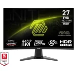 MSI MAG 276CXFDE 27" FHD 280Hz Curved Gaming Monitor Black 9S6-3CE01M-015