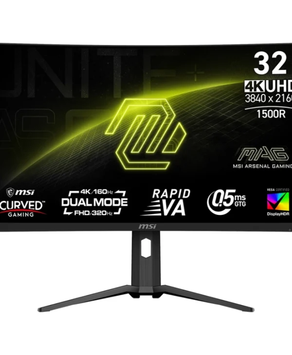 MSI MAG 321CUPDFDE 31.5" 4K UHD VA 160Hz Curved Gaming Monitor Black 9S6-3DC54A-032