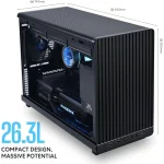 Lian Li DAN Case A3 M-ATX All Mesh Steel-Fabric PC Case from Daniel Hansen Black G99.A3X.00 - Image 12