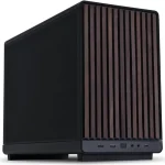 Lian Li DAN Case A3 M-ATX All Mesh Steel-Fabric PC Case from Daniel Hansen Black/Wood G99.A3X-WD.00