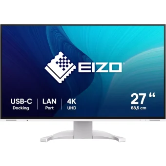 Eizo FlexScan 27" 4K UHD IPS Business Monitor White EV2740X-WT