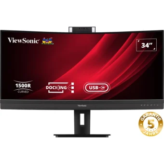 Viewsoni VG3457CV 34'' UWQHD VA 100Hz Curved Business Monitor Black VG3457CV