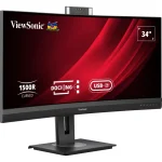 Viewsoni VG3457CV 34'' UWQHD VA 100Hz Curved Business Monitor Black VG3457CV - Image 3
