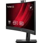 Viewsoni VG3457CV 34'' UWQHD VA 100Hz Curved Business Monitor Black VG3457CV - Image 5