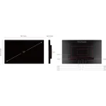 Viewsonic 31.5" FHD VA 75Hz Touch Monitor Black TD3207 - Image 9