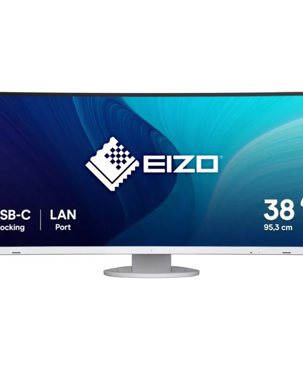 Eizo FlexScan 37.5" UWQXGA IPS 60Hz Curved Business Monitor White EV3895-WT