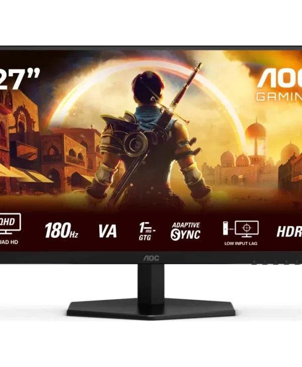 AOC 27" QHD VA 180Hz Gaming Monitor Black Q27G42XNE