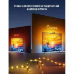Govee TV Backlight 3 Lite RGBICW Wi-Fi Bluetooth 55-65″ 3.6m H60993D1 - Image 3