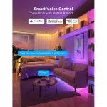 Govee Strip Light 2 Pro Wi-Fi Bluetooth RGBWW 5m H61F5 - Image 3