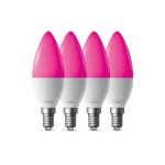 TP-Link Smart Wi-Fi Candle Light Bulb, E14 Multicolor 4-Pack Tapo L430C(4-PACK)