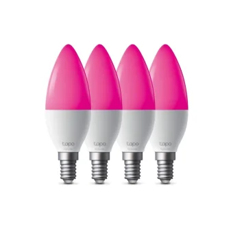TP-Link Smart Wi-Fi Candle Light Bulb, E14 Multicolor 4-Pack Tapo L430C(4-PACK)