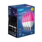 TP-Link Smart Wi-Fi Candle Light Bulb, E14 Multicolor 4-Pack Tapo L430C(4-PACK) - Image 2