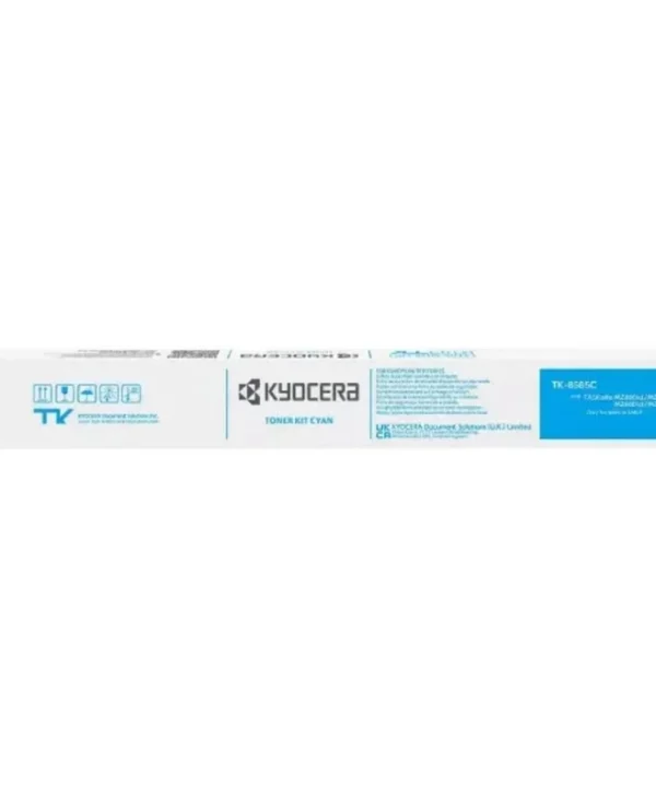 Kyocera TK-8585C Laser Toner 20K Pgs Cyan 1T0C2JCNL0