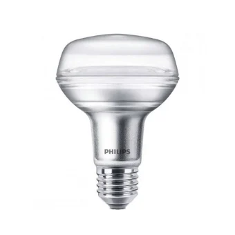 Philips E27 LED Reflector R80 Warm White Bulb 4W 60W LPH00829