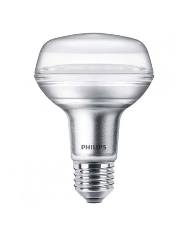 Philips E27 LED Reflector R80 Warm White Bulb 4W 60W LPH00829
