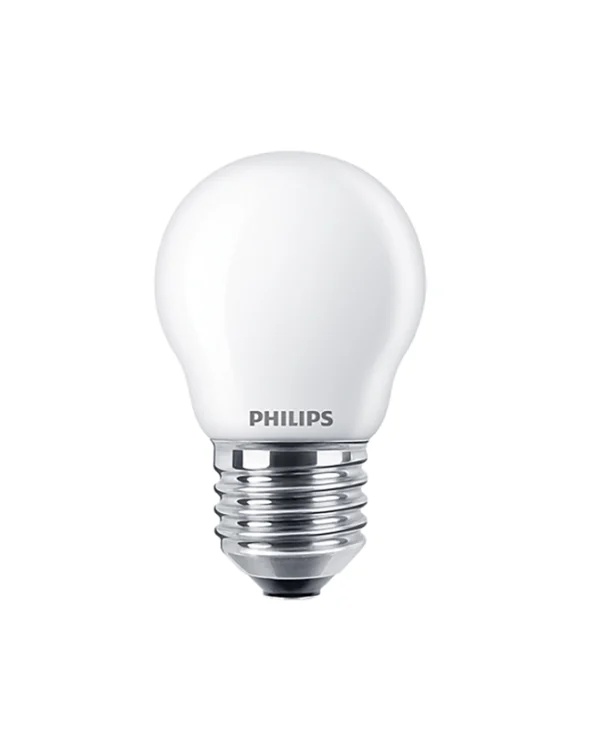 Philips E27LED White Matt Ball Bulb 6.5W 60W LPH02364