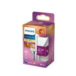 Philips E14 LED Warm Glow Mat Ball Bulb 3.4W 40W LPH02588 - Image 2