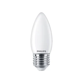 Philips E27 LED WarmGlow Mat Candle Bulb 3.4 40W LPH02590