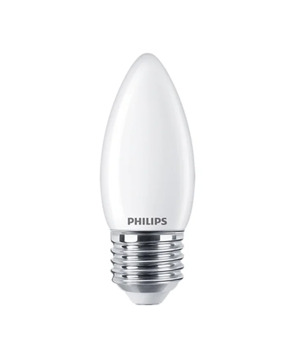 Philips E27 LED WarmGlow Mat Candle Bulb 3.4 40W LPH02590