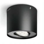 Philips Φωτιστικό Οροφής Σποτ myLiving Phase 2700K 500lm 4.5W Black PHI533003016