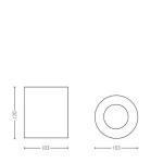 Philips Φωτιστικό Οροφής myLiving Pillar 120mm GU10 White PHI5633031PN - Image 4