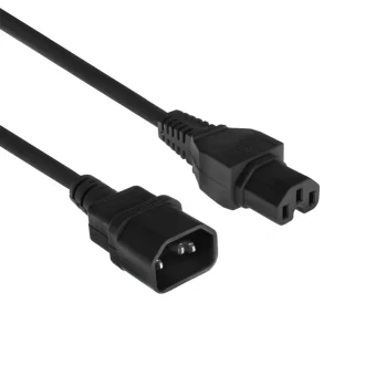 Intronics ACT Powercord C14 Male - C15 Female 2m Black AK5003