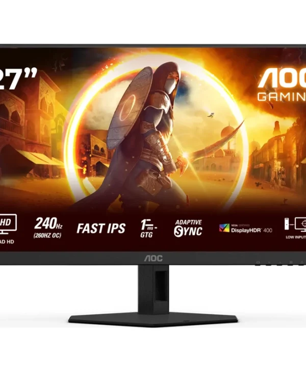 AOC 27" WHQD Fast IPS 240Hz Gaming Monitor Black Q27G4ZR