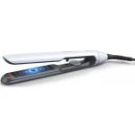 Philips Series 5000 Hair Straightener Πρέσα Μαλλιών με Κεραμικές Πλάκες Ionic Black White BHS520/00