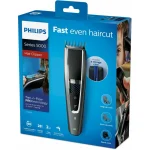 Philips Series 5000 Hair Trimmers Clipper Μηχανή Επαναφορτιζόμενη Black  Silver HC5650/15 - Image 4