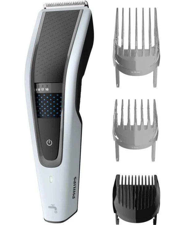Philips Series 5000 Hair Trimmers Clipper Μηχανή Επαναφορτιζόμενη White HC5610/15