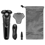 Philips Series 5000  Sodt Wet and Dry Shaver Ξυριστική Μηχανή Προσώπου Επαναφορτιζόμενη Black S5887/10