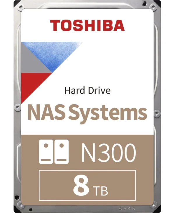 Toshiba N300 NAS Systems 8TB 3.5" SATA ΙΙΙ MN10ADA800S