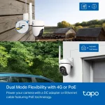 TP-Link Security 4G LTE Camera Outdoor Pan-Tilt White Tapo C501GW - Image 13