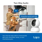 TP-Link Pan/Tilt AI Home Security Wi-Fi Camera WhiteTapo C230 - Image 6