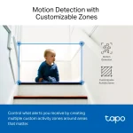 TP-Link Pan/Tilt AI Home Security Wi-Fi Camera WhiteTapo C230 - Image 8