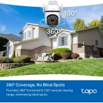 Tp-Link Outdoor Pan/Tilt Security Wi-Fi Camera 3K 5MP White Tapo C530WS - Image 7