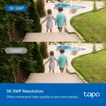 Tp-Link Outdoor Pan/Tilt Security Wi-Fi Camera 3K 5MP White Tapo C530WS - Image 10