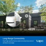 Tp-Link Outdoor Pan/Tilt Security Wi-Fi Camera 3K 5MP White Tapo C530WS - Image 15