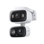 TP-Link Indoor/Outdoor Dual Lens Pan/Tilt Security Camera White Tapo C246D
